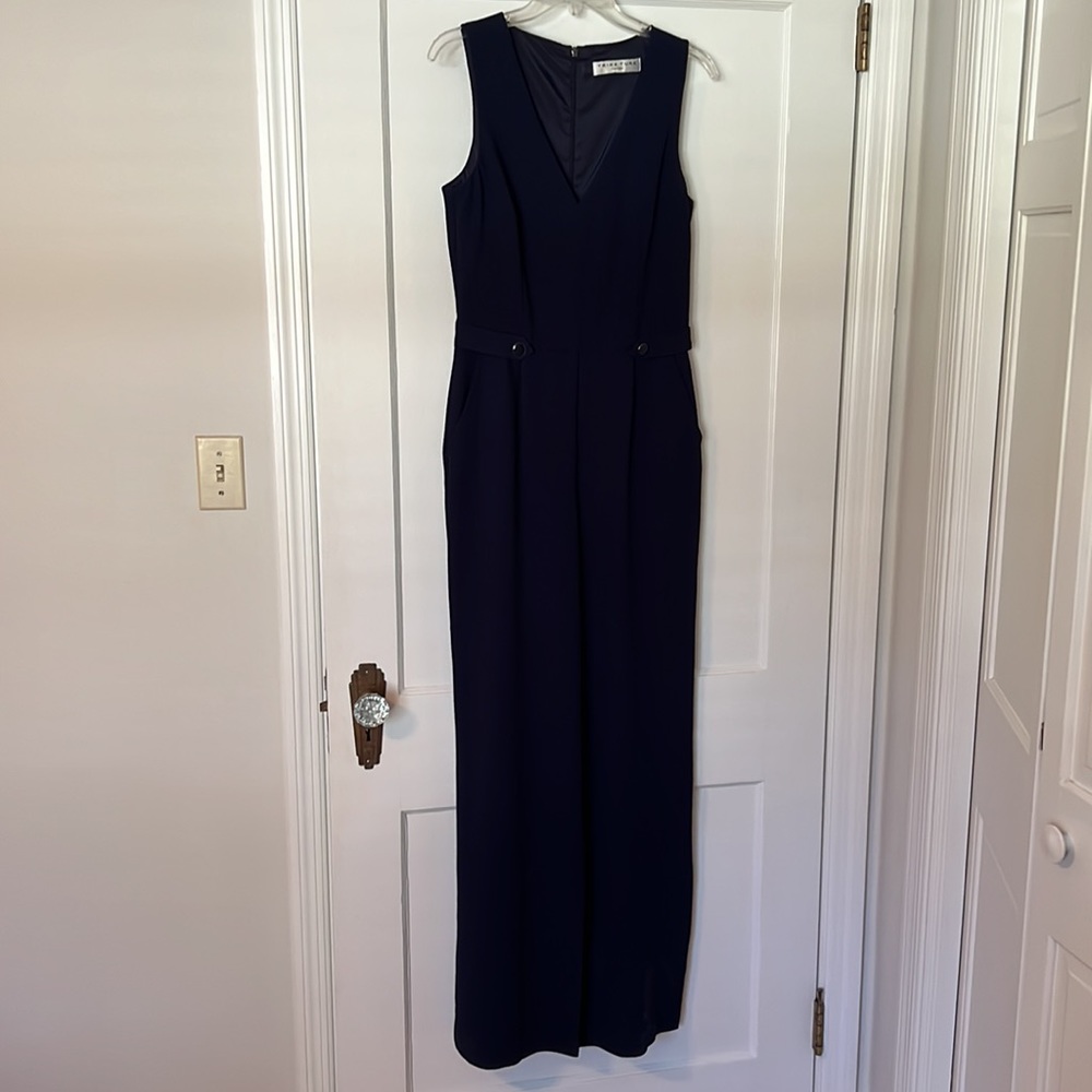 Trina Turk Navy Jumpsuit